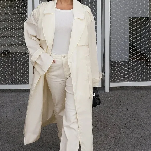 ๐ NWT NA-KD Oversized Nylon Trench ๐ - Picture 5 of 12